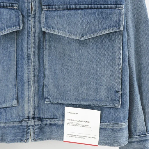 Selvage Denim Zip Jacket