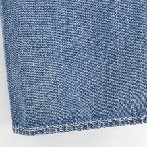 Selvage Denim Five Pocket Wide Straight Pants