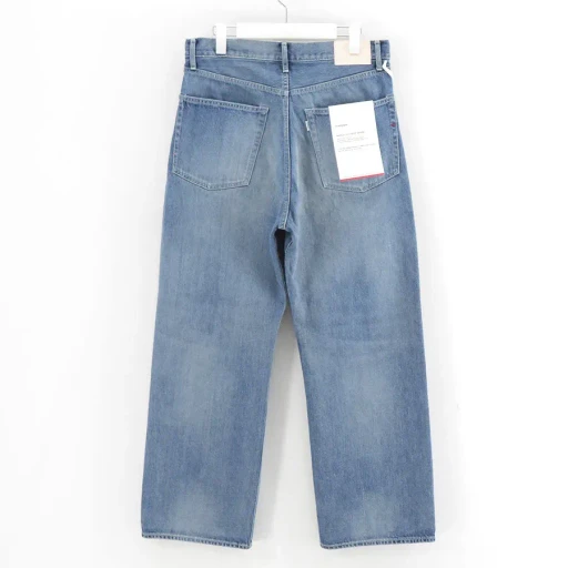 Selvage Denim Five Pocket Wide Straight Pants