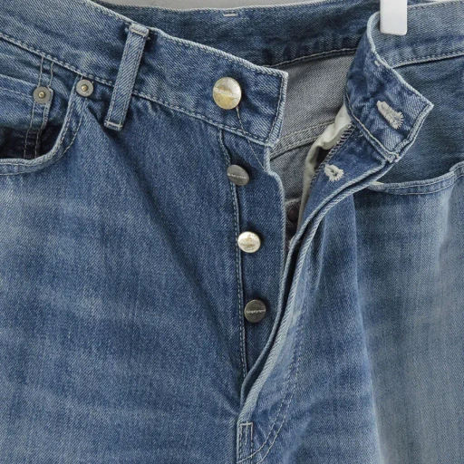 Selvage Denim Five Pocket Wide Straight Pants