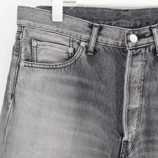 Selvage Denim Five Pocket Wide Straight Pants
