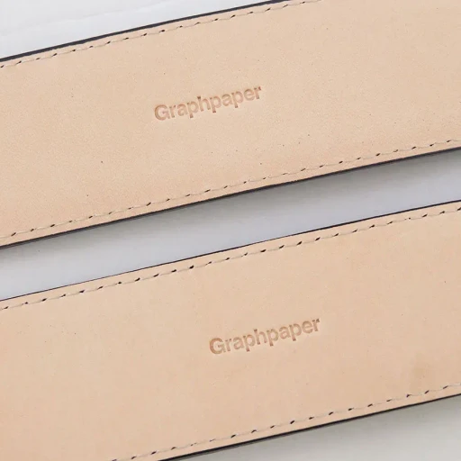 Graphpaper Holeless Leather Classic Belt