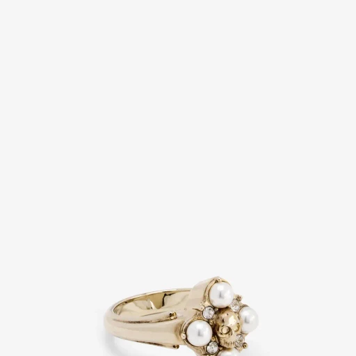 Skull & Crystal Ring