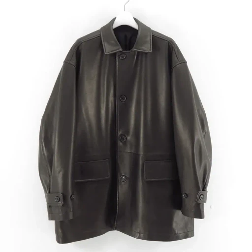 Lamb Leather Car Coat
