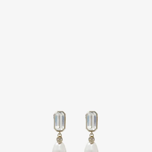 Skull & Crystal Earrings