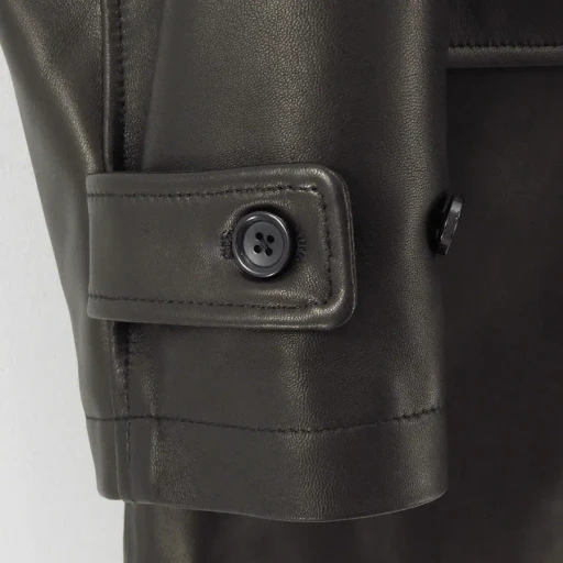Lamb Leather Car Coat