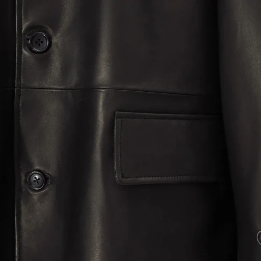 Lamb Leather Car Coat