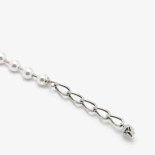 Skull & Pearl Bracelet