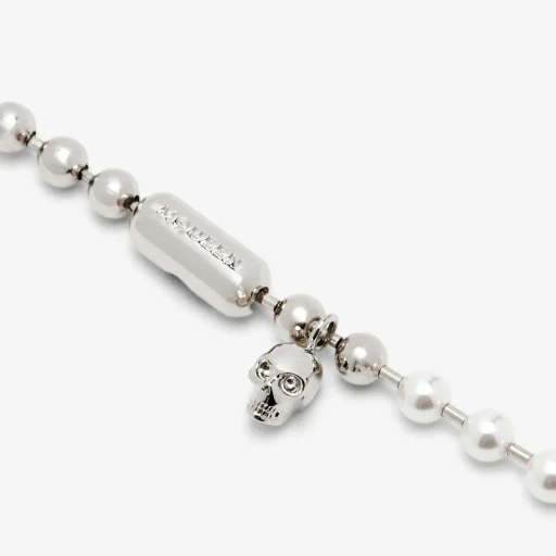 Skull & Pearl Bracelet