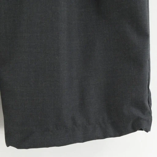 Fine Wool Heather Drawstring Track Pants