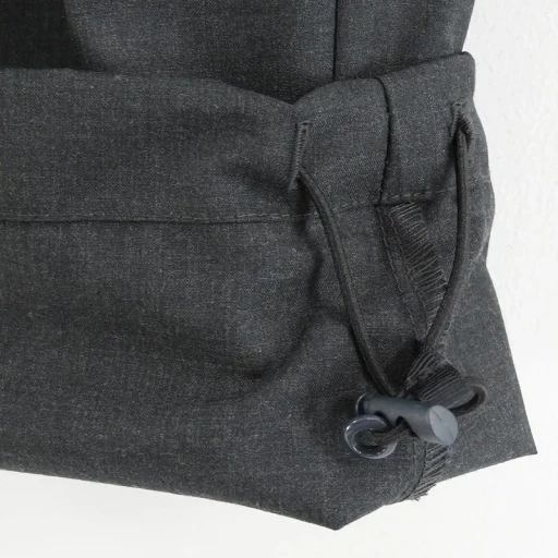 Fine Wool Heather Drawstring Track Pants