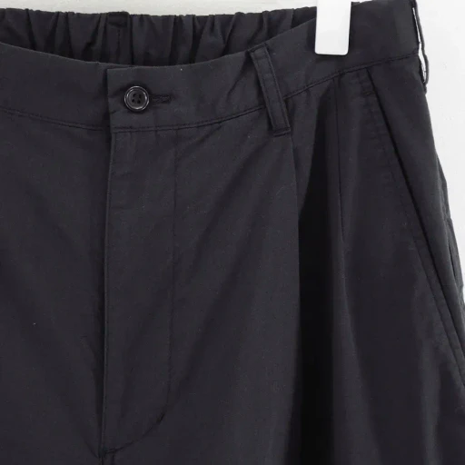 Cotton Wool Poplin Oversized Slacks