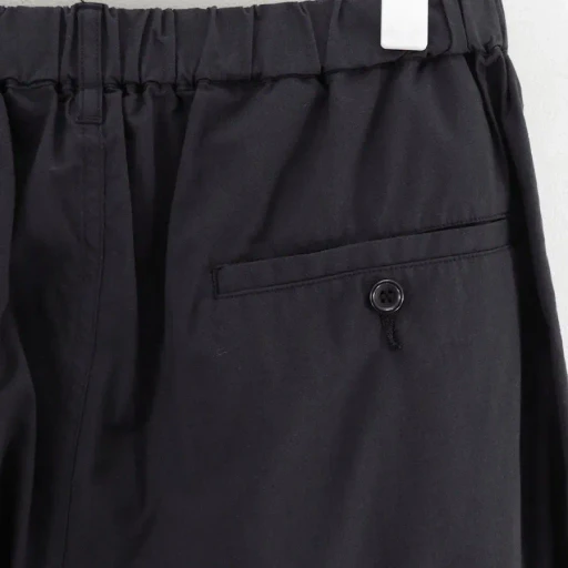 Cotton Wool Poplin Oversized Slacks