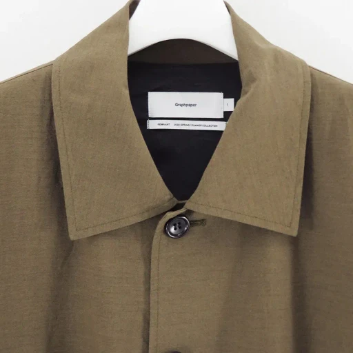 Cotton Wool Poplin Oversized Blouson