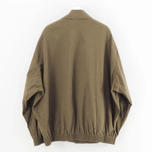 Cotton Wool Poplin Oversized Blouson