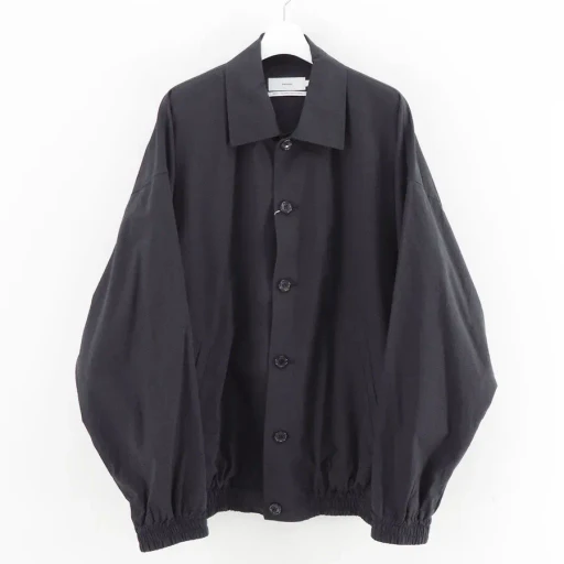Cotton Wool Poplin Oversized Blouson