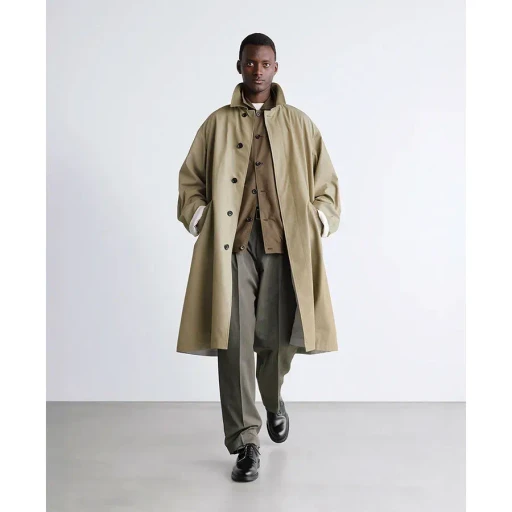 Cotton Wool Poplin Oversized Blouson