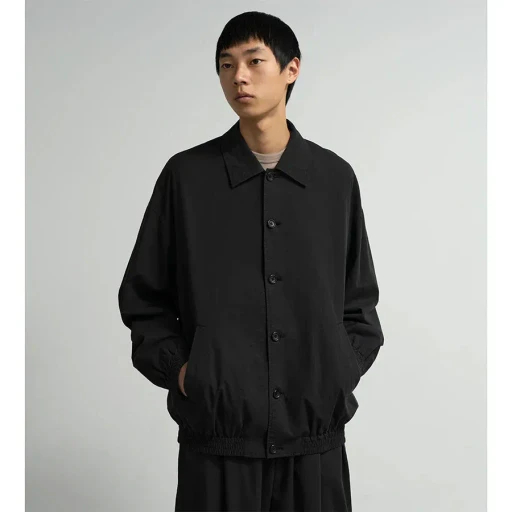 Cotton Wool Poplin Oversized Blouson