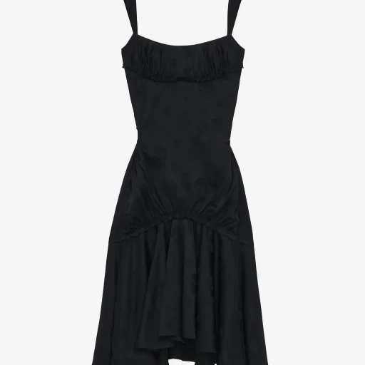 Skull Jacquard Midi Dress