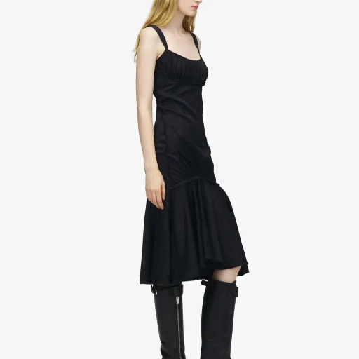 Skull Jacquard Midi Dress