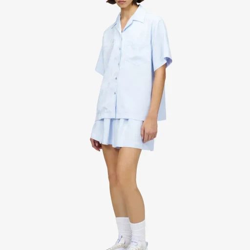 Skull Jacquard Pyjama Shirt