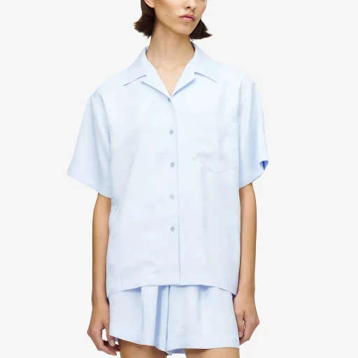 Skull Jacquard Pyjama Shirt