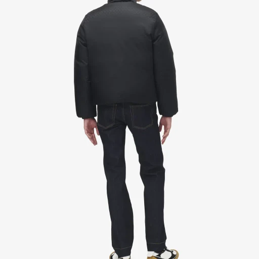Skull Jacquard Puffer Jacket