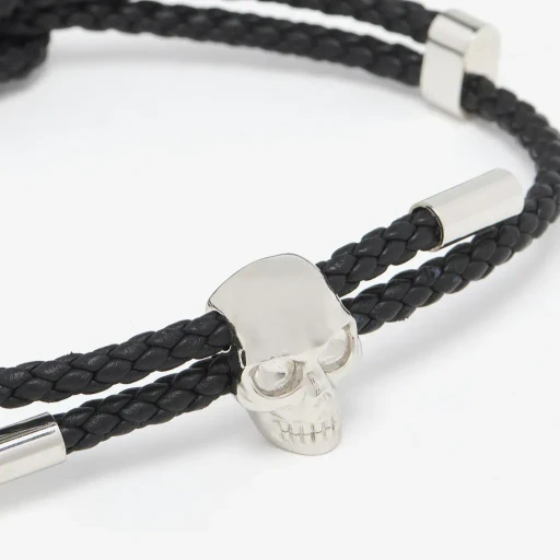Skull Leather Bracelet