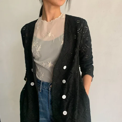 Scallop Lace Coat