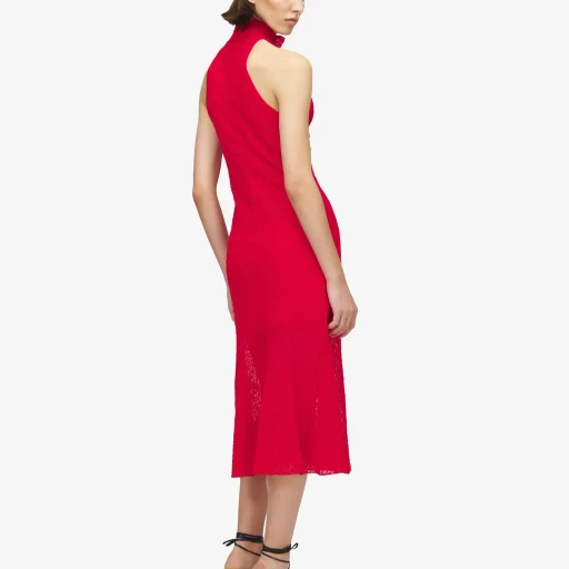 Spider Lace Midi Dress