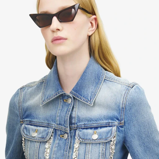 Spike Cat-Eye Sunglasses