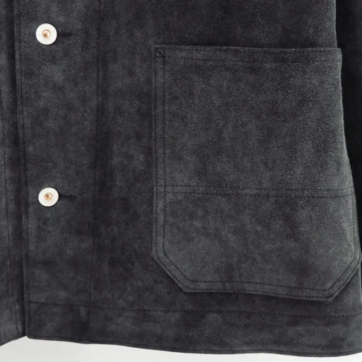 Goat Suede Railroad Chore Jacket