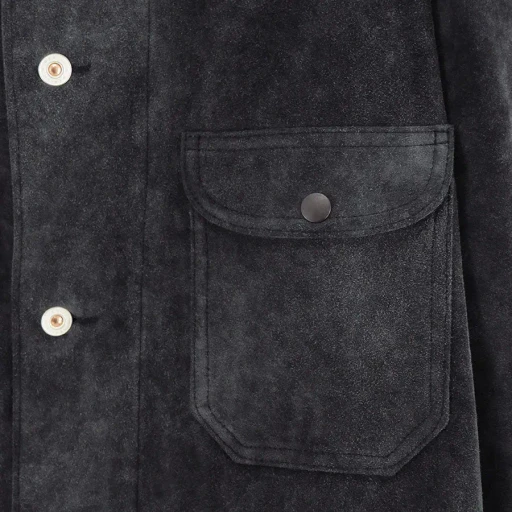 Goat Suede Railroad Chore Jacket