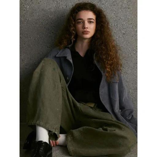 Goat Suede Railroad Chore Jacket