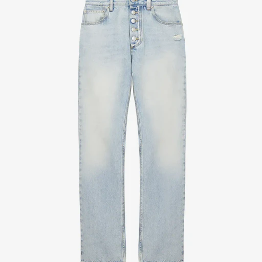 Stonewashed Slim Fit Jeans