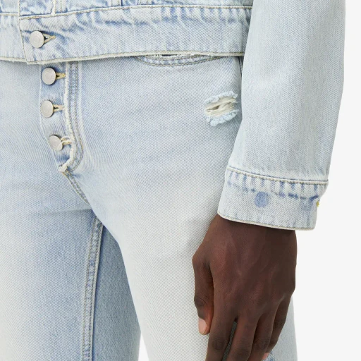 Stonewashed Slim Fit Jeans