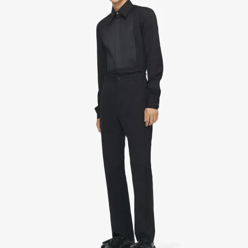 Straight Leg Tailored Trousers