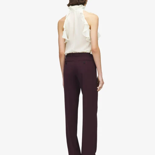 Straight Leg Tailored Trousers