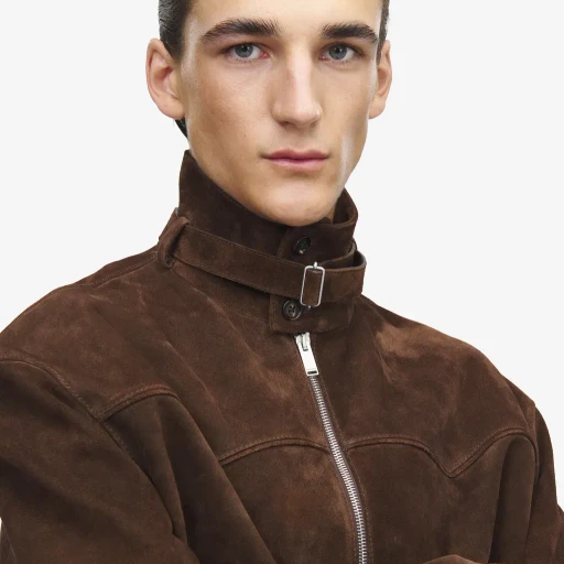 Suede Blouson