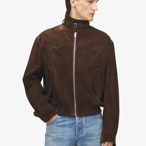 Suede Blouson