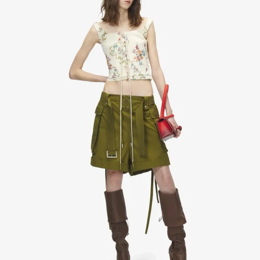 Summer Floral Corset Top