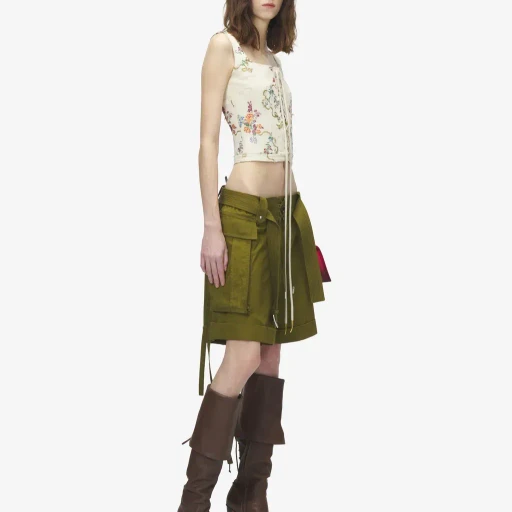 Summer Floral Corset Top