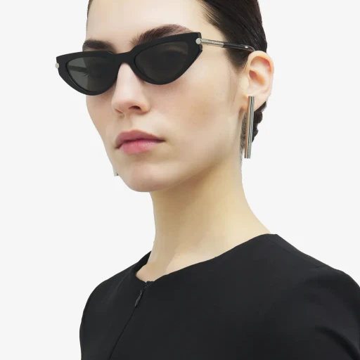 T-Bar Icon Cat-Eye Sunglasses