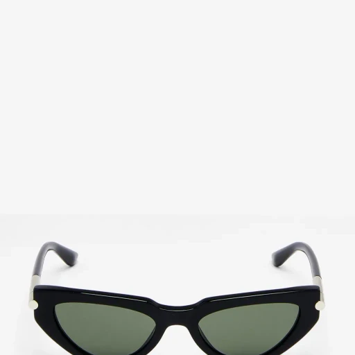 T-Bar Icon Cat-Eye Sunglasses