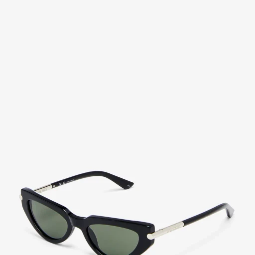 T-Bar Icon Cat-Eye Sunglasses