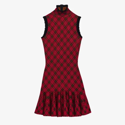 Tartan Jacquard Mini Dress