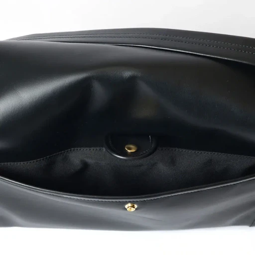 Leather Flap Big Bag