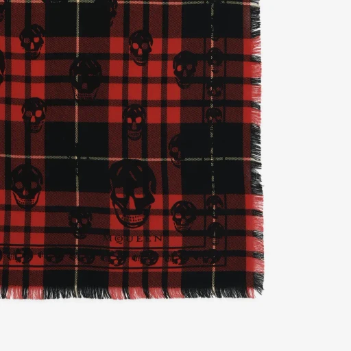 Tartan Skull Scarf