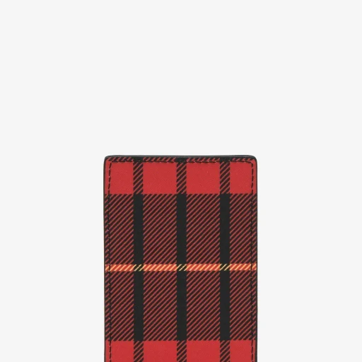 Tartan Magnetic Card Holder