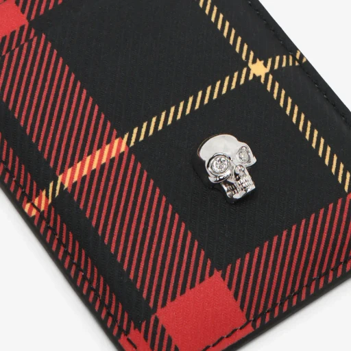 Tartan Magnetic Card Holder